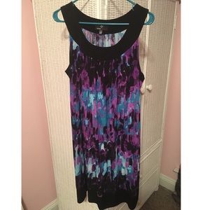 Black/purple/blue dress!